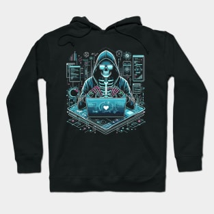 Code Crusher: A Skeleton's Guide to the Digital World Hoodie